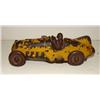 Image 1 : ANTIQUE HUBLEY CAST IRON YELLOW RACER