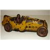 Image 2 : ANTIQUE HUBLEY CAST IRON YELLOW RACER