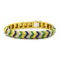 Art Deco Gold/Diamond Bracelet
