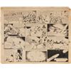 Image 1 : Alex Raymond original Sunday comic strip artwork for Flash Gordon #1 – origin and first appearance.