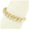 Image 6 : 14k Yellow Gold .60 ctw G/H VS2 Bar Set Round Brilliant Diamond Band Ring