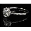 Image 2 : 0.75 ctw Diamond Ring - 14KT White Gold