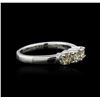 Image 1 : 14KT White Gold 0.75 ctw Diamond Ring