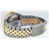 Image 7 : Rolex Mens 2 Tone 14K Lugs Silver Diamond Pyramid Diamond 36MM Datejust