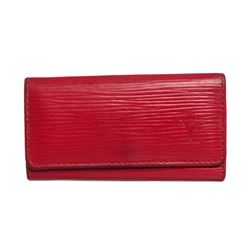 Louis Vuitton Red Epi Leather 4 Key Holder