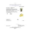 Image 4 : 0.30 ctw Diamond Panda Pin - 14KT Yellow Gold