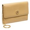 Image 1 : Chanel Beige Leather Coin Purse Keychain