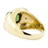 Image 3 : 6.40 ctw Green Tourmaline And Diamond Ring - 14KT Yellow Gold