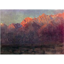 Sunrise in the Sierras by Albert Bierstadt