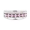 Image 2 : 0.50 ctw Pink Topaz Ring - 10KT White Gold