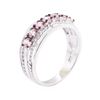 Image 4 : 0.50 ctw Pink Topaz Ring - 10KT White Gold