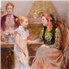Image 2 : Pino (1939-2010), "Generations of Faith" Artist Embellished Limited Edition on Canvas (48" x 38"), H