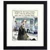 Image 1 : Bizarro! "Eclair Cell Phone" is a Framed Limited Edition Hand Signed by creator Dan Piraro; Numbered