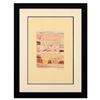 Image 1 : Neal Doty (1941-2016), Framed Original Mixed Media Linocut, Hand Signed with Certificate of Authenti