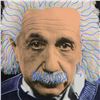 Image 2 : Steve Kaufman (1960-2010), "Einstein" One-of-a-Kind Mixed Media on Canvas, Hand Signed Inverso with 