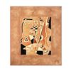 Image 1 : Neal Doty (1941-2016), "Flower Child" Original Mixed Media Painting on Gallery Wrapped Canvas, Hand 