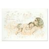 Image 1 : Edna Hibel (1917-2014), "Next To My Heart" Limited Edition Lithograph, Numbered and Hand Signed with