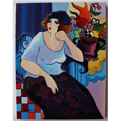 Patricia Govezensky- Original Acrylic On Canvas "DONA REMEMBERS"