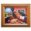 Image 1 : Oleg Nikulov- Original Giclee on Canvas "Piano with Countryside View"