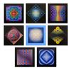 Image 1 : Victor Vasarely (1908-1997), "Structures Universelles de L'octogone Portfolio" Includes 8 Heliogravu