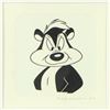 Image 2 : "Pepe Le Pew" Framed Limited Edition Etching with Hand-Tinted Color and Numbered.