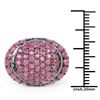 Image 3 : 3.35 Carat Genuine Ruby .925 Sterling Silver Ring (size 7)