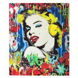 Nastya Rovenskaya- Mixed Media "Marilyn Monroe I"