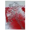 Image 1 : Mark Kostabi, "Euphoric Anarchy" Mixed Media Original Painting; Hand Signed, with COA.