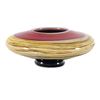 Image 1 : "Small Ruby Bowl" Hand Blown Glass Bowl Sculpture, Hand Signed by GartnerBlade Glass.
