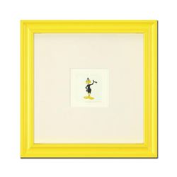 "Daffy Duck" Framed Limited Edition Etching with Hand-Tinted Color and Numbered.