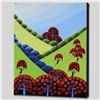 Image 3 : "Autumn Fields Forever" Limited Edition Giclee on Canvas by Larissa Holt, Numbered and Signed. This 