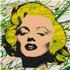 Image 2 : Steve Kaufman (1960-2010), "Marilyn Monroe" Hand Painted Limited Edition Silkscreen on Canvas, Numbe