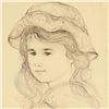 Image 2 : Edna Hibel (1917-2014), "Theresa" Limited Edition Lithograph with Remarque, Numbered and Hand Signed