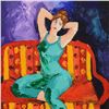 Image 2 : Lena Tants, Original Acrylic Painting on Canvas, Hand Signed with Letter of Authenticity.