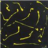 Image 2 : Tom Pergola, "Yellow Alive" Original Acrylic Painting on Gallery Wrapped Canvas, Hand Signed with Ce