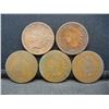 Image 1 : (5) 1865 Indian Cents Better Date