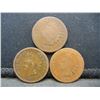 Image 1 : (3) 1875 Indian Cents Better Date