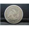 Image 2 : 1853 Arrows and Rays Seated Quarter