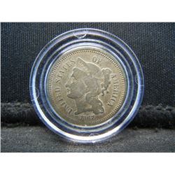 1867 Three Cent Nickel