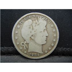 1906 Barber Half Dollar