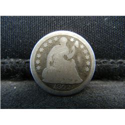 1842 Seated Half Dime