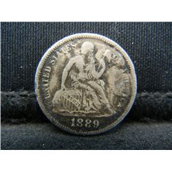1889 Seated Dime