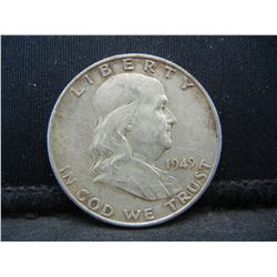1949 S Franklin Half Dollar Key Date