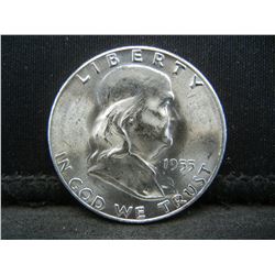 1955 Franklin Half Dollar Bugs Bunny Gem BU Nice!!!