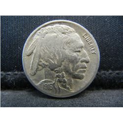 1916 D Buffalo Nickel Strong Details