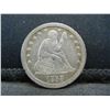 Image 1 : 1858 Seated Quarter XF/AU