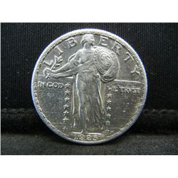1925 Standing Liberty Quarter AU