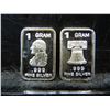 Image 1 : (2) One Gram Silver Bars