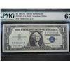 Image 2 : 1957 B $1.00 Silver Certificate PMG 67 Superb Gem Unc Exceptional Paper Quality
