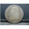 Image 1 : 1817/3 Capped Bust half Dollar Fine Rare Overdate Key Coin